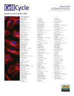 Cover image for Cell Cycle, Volume 12, Issue 5, 2013