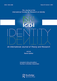 Cover image for Identity, Volume 20, Issue 4, 2020