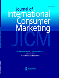 Cover image for Journal of International Consumer Marketing, Volume 29, Issue 4, 2017