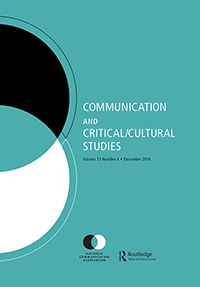Cover image for Communication and Critical/Cultural Studies, Volume 13, Issue 4, 2016