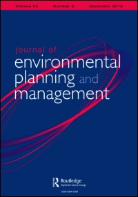 Cover image for Journal of Environmental Planning and Management, Volume 55, Issue 3, 2012