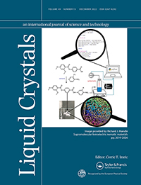Cover image for Liquid Crystals, Volume 49, Issue 15, 2022