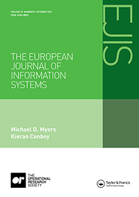 Cover image for European Journal of Information Systems, Volume 30, Issue 5, 2021