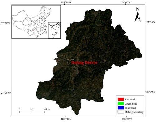 Figure 1. Location of the study area.