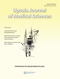 Cover image for Upsala Journal of Medical Sciences, Volume 122, Issue 3, 2017
