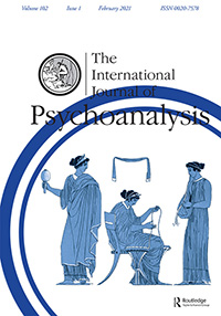 Cover image for The International Journal of Psychoanalysis, Volume 102, Issue 1, 2021