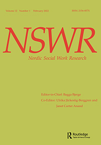 Cover image for Nordic Social Work Research, Volume 12, Issue 1, 2022