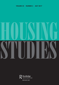 Cover image for Housing Studies, Volume 32, Issue 5, 2017