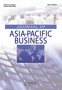 Cover image for Journal of Asia-Pacific Business, Volume 24, Issue 1, 2023