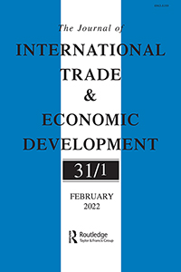 Cover image for The Journal of International Trade & Economic Development, Volume 31, Issue 1, 2022