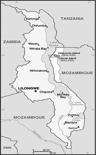 Figure 4.  Lake Malawi. Source: CIA.