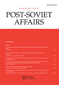 Cover image for Post-Soviet Affairs, Volume 37, Issue 4, 2021