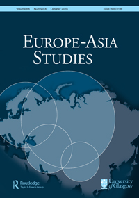 Cover image for Europe-Asia Studies, Volume 68, Issue 8, 2016