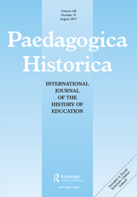 Cover image for Paedagogica Historica, Volume 53, Issue 4, 2017