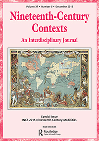 Cover image for Nineteenth-Century Contexts, Volume 37, Issue 5, 2015