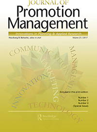 Cover image for Journal of Promotion Management, Volume 23, Issue 2, 2017