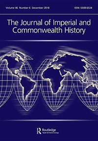 Cover image for The Journal of Imperial and Commonwealth History, Volume 46, Issue 6, 2018