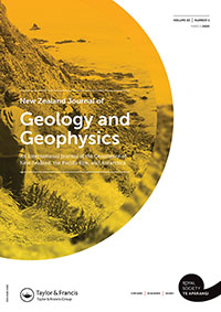 Cover image for New Zealand Journal of Geology and Geophysics, Volume 63, Issue 1, 2020