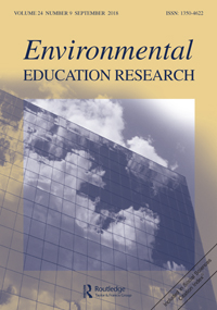 Cover image for Environmental Education Research, Volume 24, Issue 9, 2018