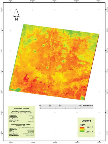 Figure 14. Biomass distribution map.