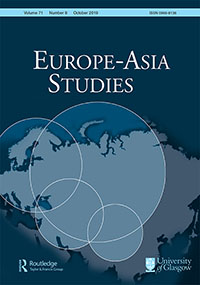 Cover image for Europe-Asia Studies, Volume 71, Issue 8, 2019
