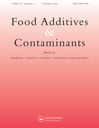 Cover image for Food Additives & Contaminants: Part A, Volume 33, Issue 11, 2016