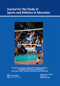Cover image for Journal for the Study of Sports and Athletes in Education, Volume 12, Issue 1, 2018