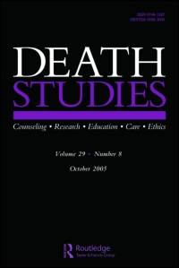 Cover image for Death Studies, Volume 24, Issue 8, 2000