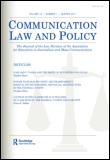 Cover image for Communication Law and Policy, Volume 21, Issue 4, 2016