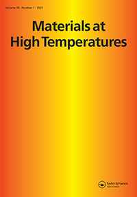 Cover image for Materials at High Temperatures, Volume 38, Issue 1, 2021