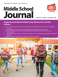 Cover image for Middle School Journal, Volume 52, Issue 4, 2021