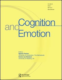 Cover image for Cognition and Emotion, Volume 17, Issue 1, 2003