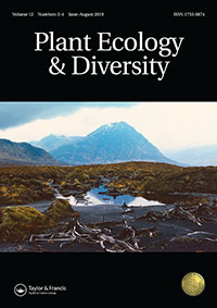 Cover image for Plant Ecology & Diversity, Volume 12, Issue 3-4, 2019