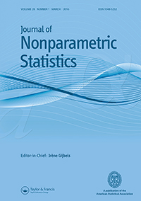 Cover image for Journal of Nonparametric Statistics, Volume 28, Issue 1, 2016