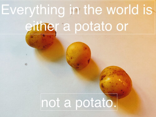 Figure 1. The weirdly true meme of the potatoness of the world.