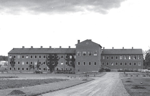 Figure 4. The Departments of Medical Chemistry and Pharmacology, located at Stockholmsvägen 19 (later named Dag Hammarskjölds väg).