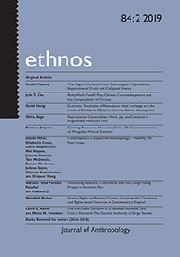 Cover image for Ethnos, Volume 84, Issue 2, 2019