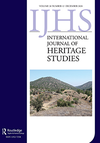 Cover image for International Journal of Heritage Studies, Volume 26, Issue 12, 2020