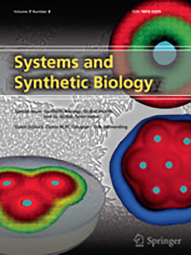 Figure 6. Journal cover of Systems and Synthetic Biology.