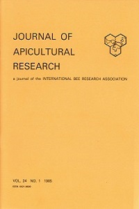Cover image for Journal of Apicultural Research, Volume 24, Issue 1, 1985