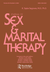 Cover image for Journal of Sex & Marital Therapy, Volume 49, Issue 6, 2023