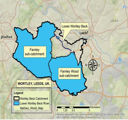 Figure 1. Lower Wortley Beck, Leeds, UK