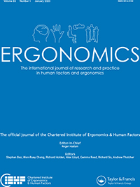 Cover image for Ergonomics, Volume 63, Issue 1, 2020
