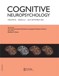 Cover image for Cognitive Neuropsychology, Volume 40, Issue 5-6, 2023