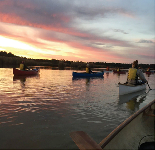 Figure 1. A dawn paddle on Barmah Lake. Photo byMaggie Williams.
