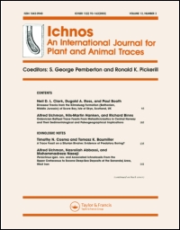 Cover image for Ichnos, Volume 24, Issue 1, 2017