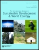 Cover image for International Journal of Sustainable Development & World Ecology, Volume 11, Issue 1, 2004