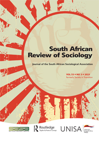 Cover image for South African Review of Sociology, Volume 53, Issue 3, 2023