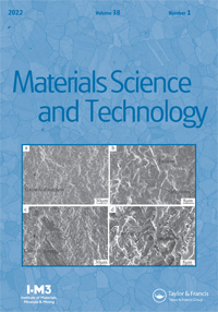 Cover image for Materials Science and Technology, Volume 38, Issue 1, 2022