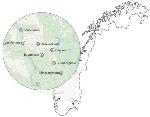 Figure 1. Map of case study area.